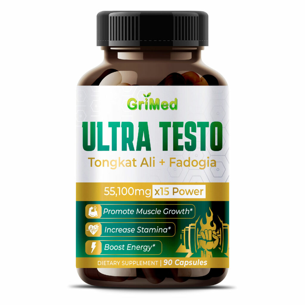 55100mg Ultra Testo 100x Concentrated Extract Tongkat Ali, Fadogia ...